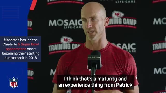 Chiefs coach lauds Mahomes' leadership